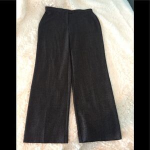 Black/Gray Twead Slacks Pants Sz 12